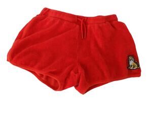 Kenzo kids shorts orange terry cloth girls size 10